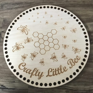 Personalised Wooden Crochet Basket Bases