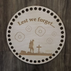 Personalised Wooden Crochet Basket Bases