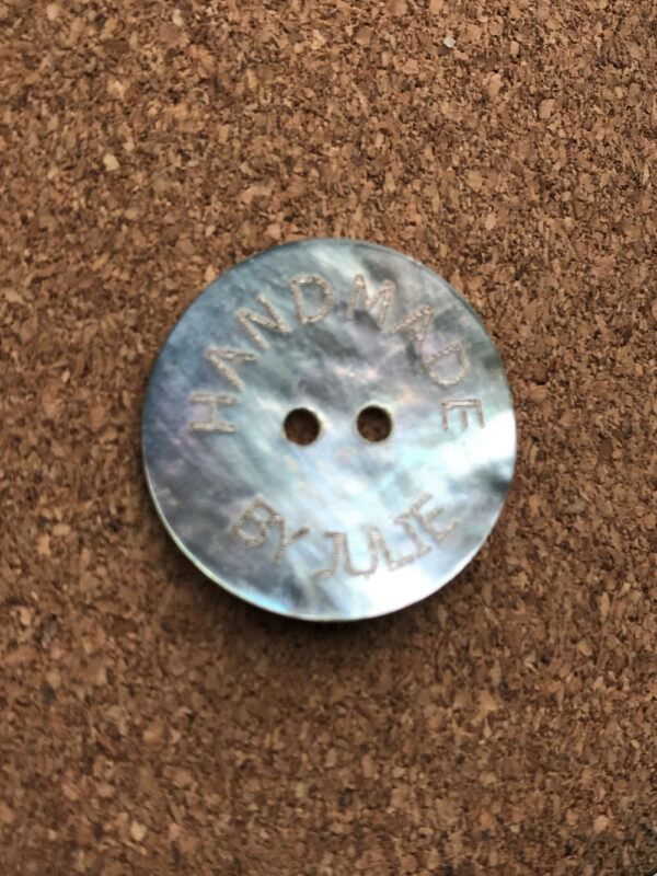 Personalised Mother Of Pearl Buttons