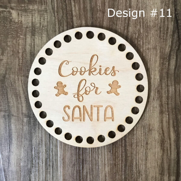 Christmas Wooden Crochet Baskets