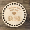 I wish you lived next door wooden basket base