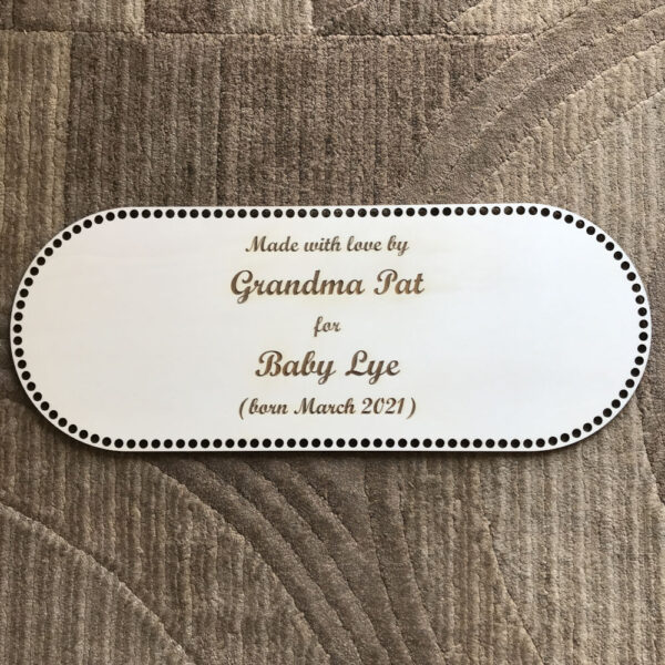 Personalised Moses Basket Base