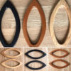 Wooden Oval Bag Handles