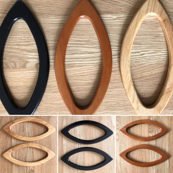 Wooden Oval Bag Handles