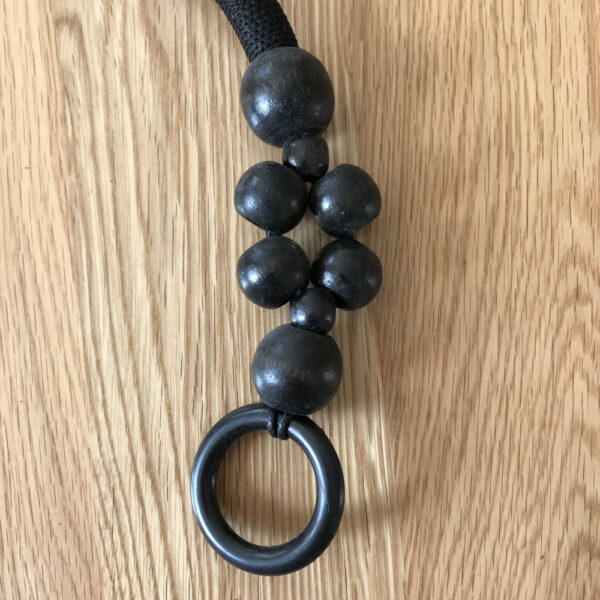 Canvas And Wooden Bead Bag Handles