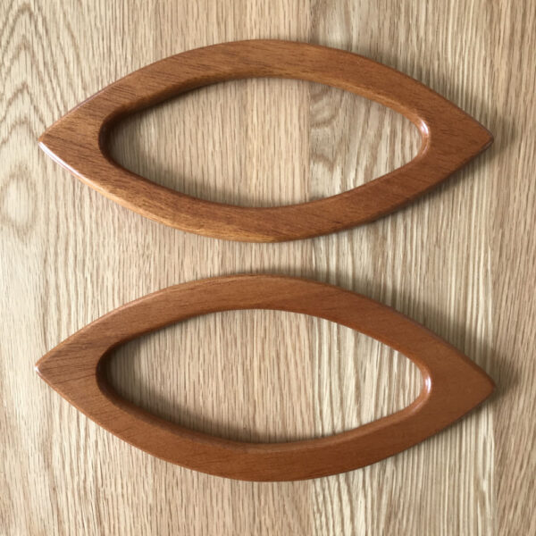 Wooden Oval Bag Handles
