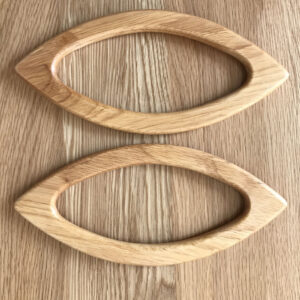 Wooden Oval Bag Handles