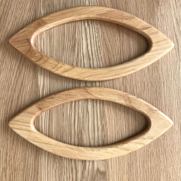 Wooden Oval Bag Handles