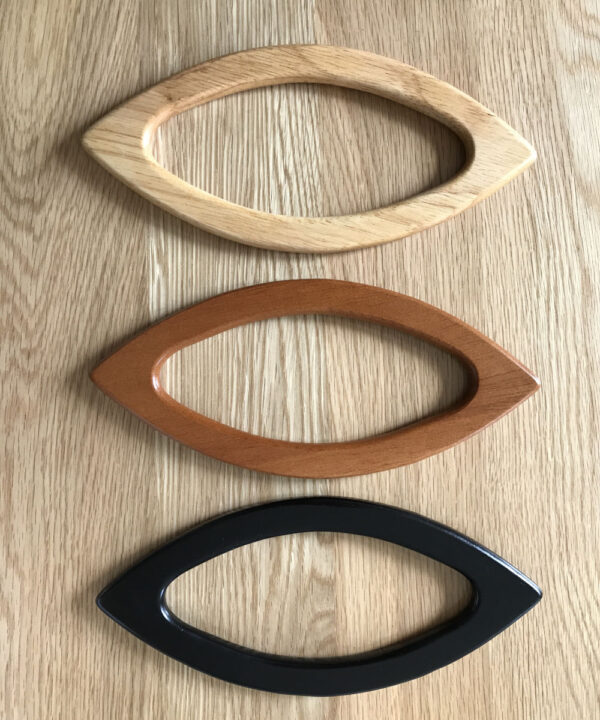 Wooden Oval Bag Handles