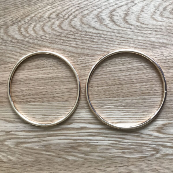 Circular Metal Bag Handles