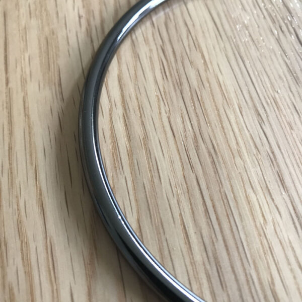 Gun-Metal Black Metal Bag Handles