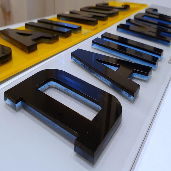 4D Number Plate Characters (Neon)
