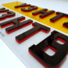4D Number Plate Characters (Neon)