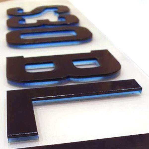 4D Number Plate Characters (Neon)