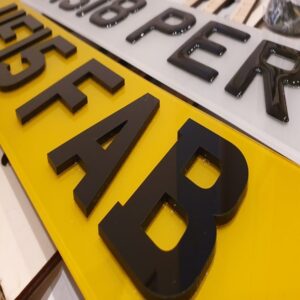 4D and Gel Number Plate