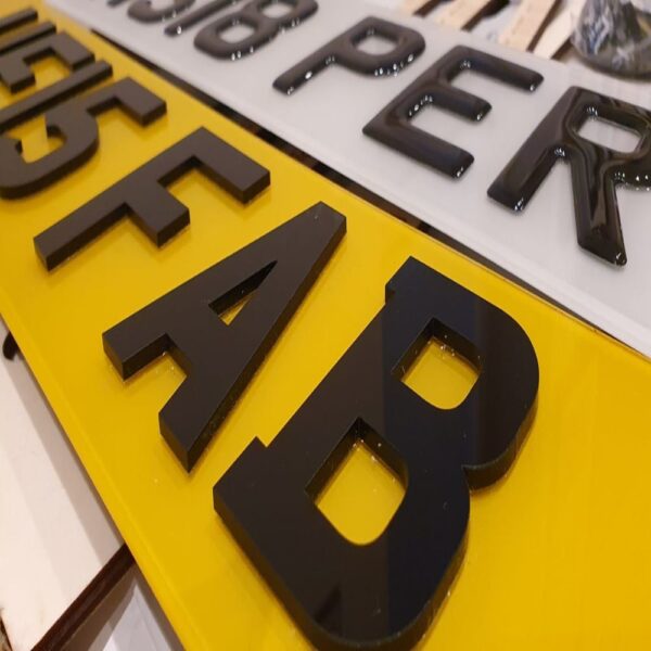 4D and Gel Number Plate