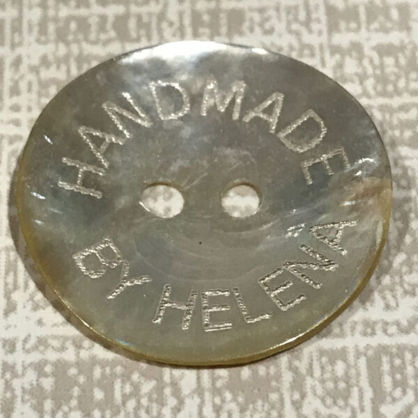 Personalised Mother Of Pearl Buttons