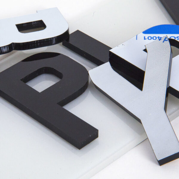 4D Number Plate Characters (3mm)
