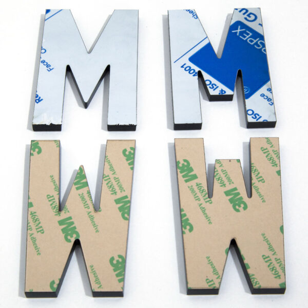 4D Number Plate Characters (3mm)