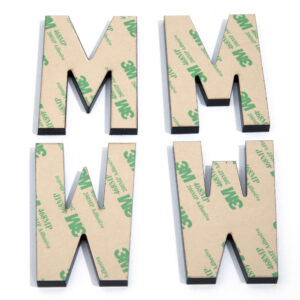 4D Number Plate Characters (3mm)