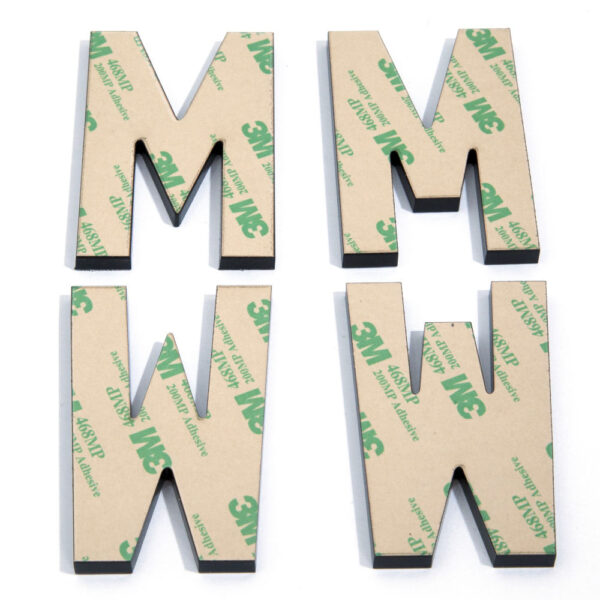 4D Number Plate Characters (3mm)