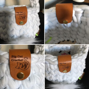 Custom Leather Rivet Tags