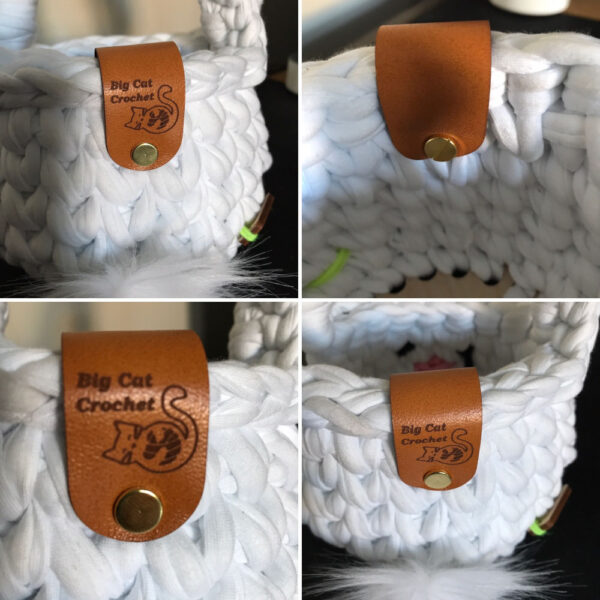 Custom Leather Rivet Tags