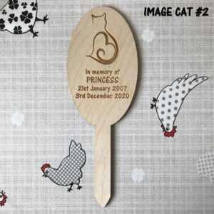 Cat Memorial Tag