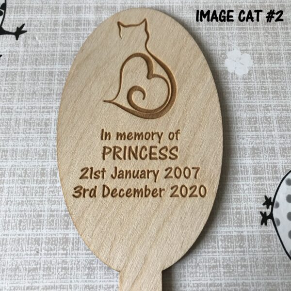 Cat Memorial Tag