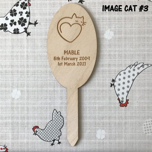 Cat Memorial Tag