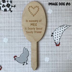 Dog Memorial Tag