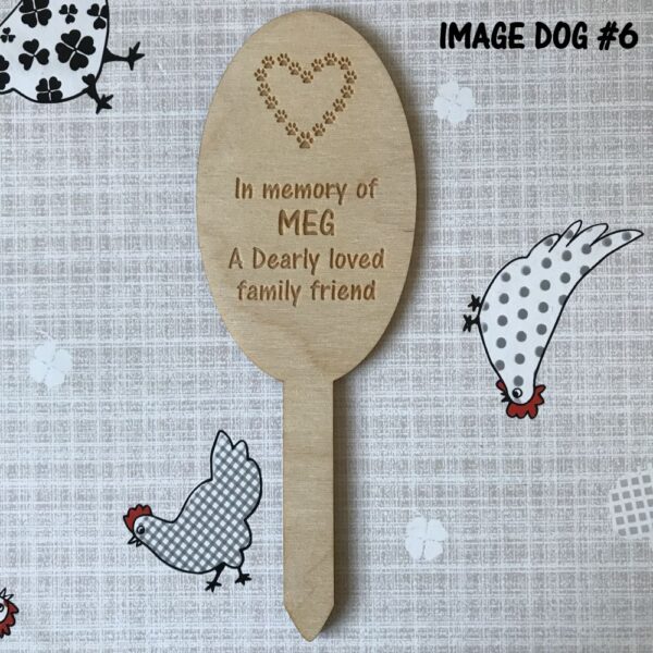 Dog Memorial Tag