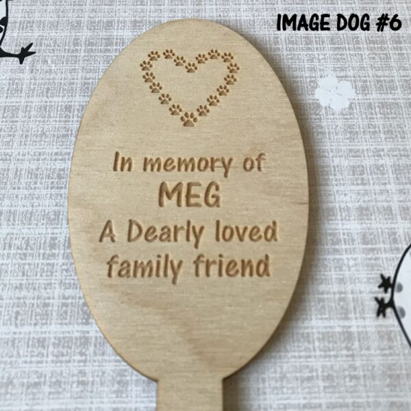 Dog Memorial Tag