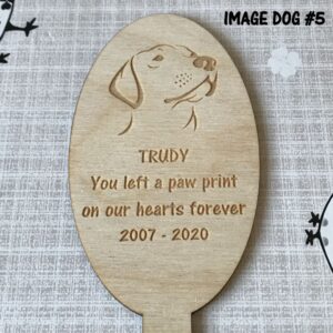 Dog Memorial Tag