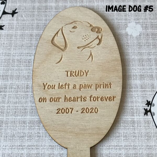 Dog Memorial Tag