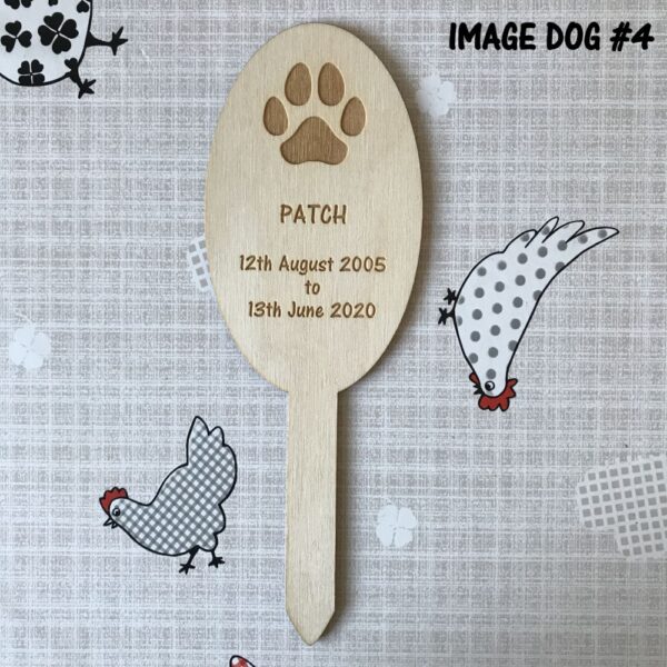 Dog Memorial Tag