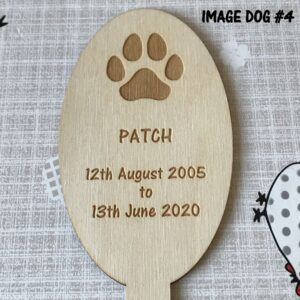 Dog Memorial Tag