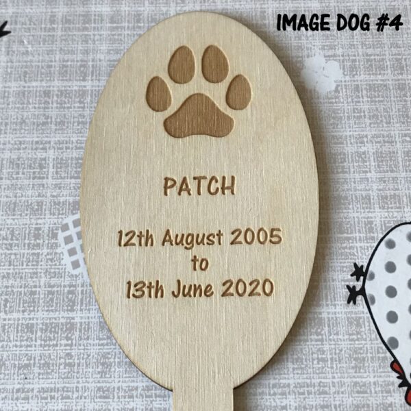 Dog Memorial Tag