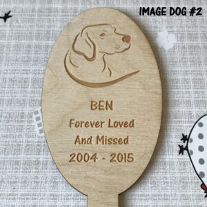 Dog Memorial Tag