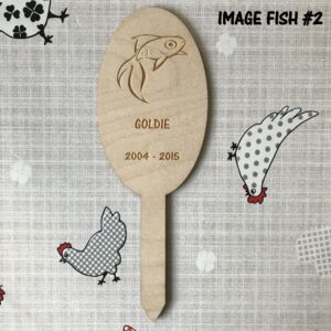 Fish Memorial Tag