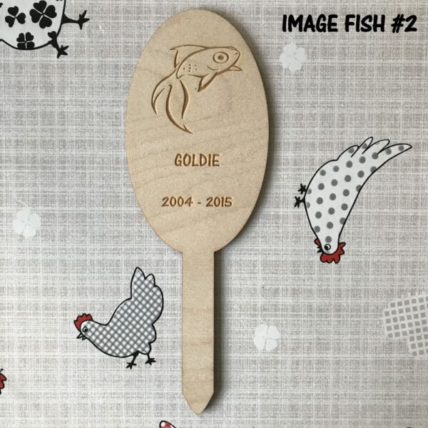 Fish Memorial Tag