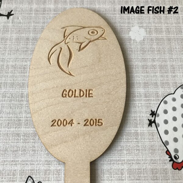 Fish Memorial Tag