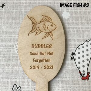 Fish Memorial Tag
