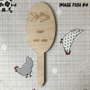 Fish Memorial Tag