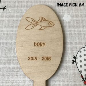 Fish Memorial Tag