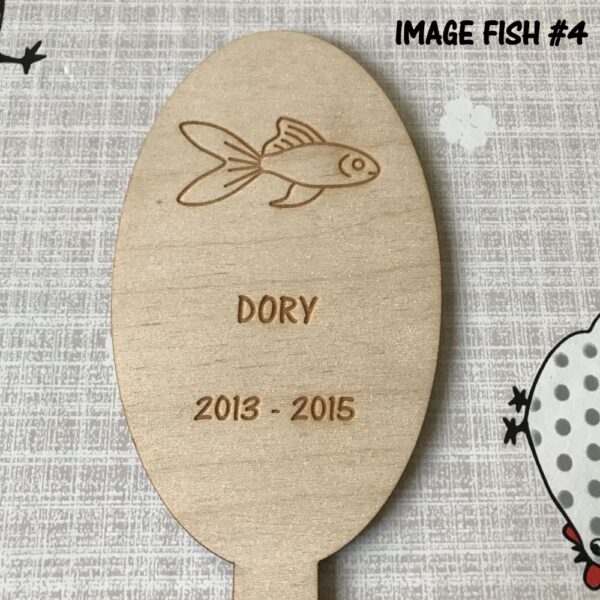 Fish Memorial Tag
