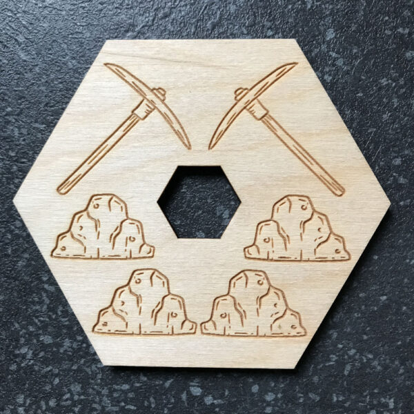 Settlers Of Catan Engraved Game Board Pieces