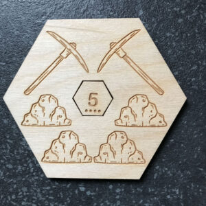 Settlers Of Catan Engraved Game Board Pieces