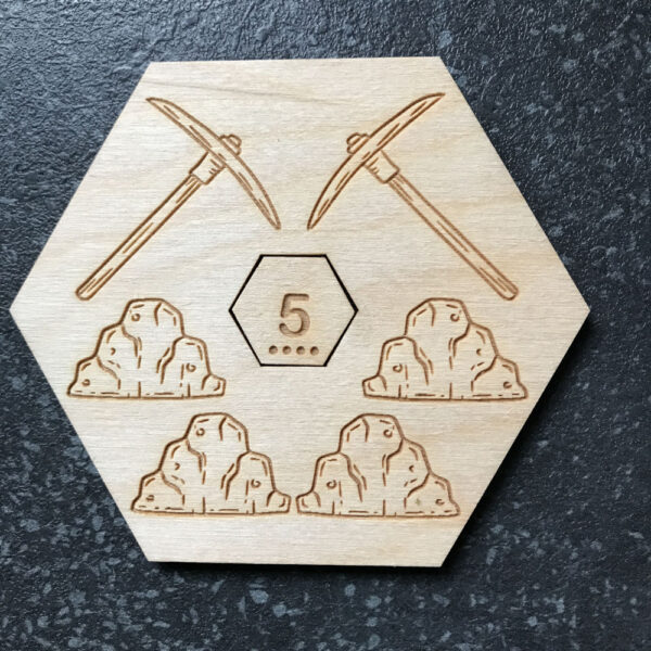 Settlers Of Catan Engraved Game Board Pieces