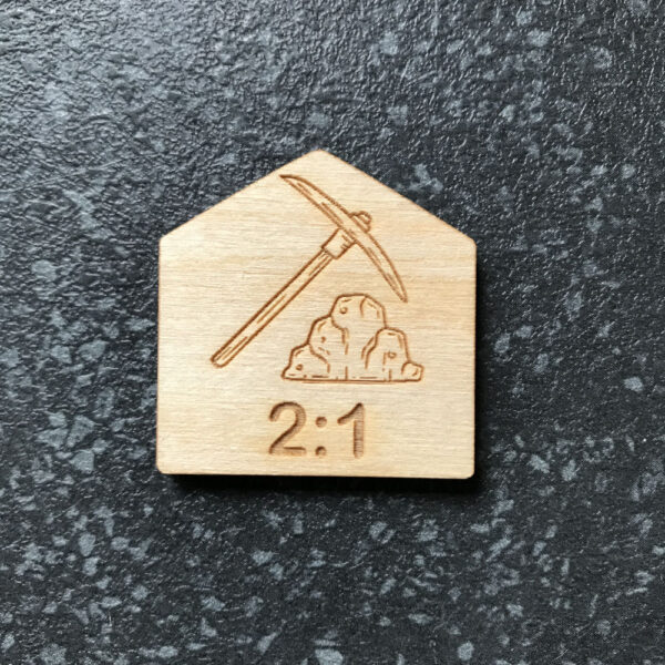 Settlers Of Catan Engraved Game Board Pieces